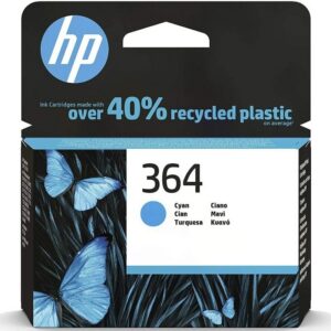 Cartucho de Tinta Original HP nº364/ Cian 883585705283 CB318EE CB318E