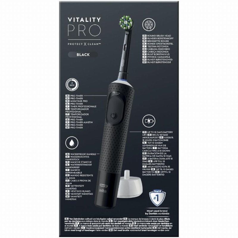 Cepillo Dental Oral-B Vitality Pro/ Negro - Imagen 3