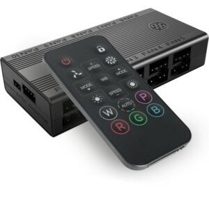 Controlador Hub Remoto Mars Gaming MF-HUB para Ventiladores ARGB 8435693110026 MFHUB TAC-HUB MF-HUB BK