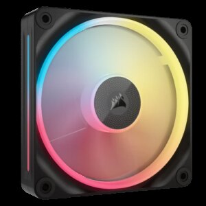 Corsair iCUE LINK LX120-R RGB Carcasa del ordenador Ventilador 12 cm Negro 1 pieza(s) 0840006688686 | P/N: CO-9051049-WW | Ref. Artículo: 1391350