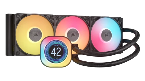 Corsair iCUE LINK TITAN 360 RX LCD Procesador Refrigerador de aire 12 cm Negro 1 pieza(s) 0840440482956 | P/N: CW-9061023-WW | Ref. Artículo: 1386473