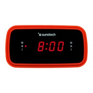DESPERTADOR RADIO SUNSTECH FRD60RD FM LED ROJO/NEGRO 8429015019623 P/N: FRD60RD | Ref. Artículo: FRD60RD