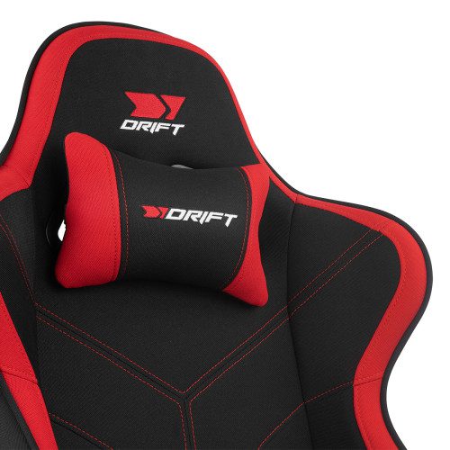 DRIFT DR110BR silla para videojuegos Butaca para jugar Asiento acolchado Negro, Rojo - Imagen 6