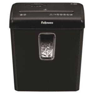 Destructora Fellowes P-30C/ Corte en Partículas de 4 x 34mm/ Negra 043859741298 6008101 FELL-DESTRUCTORA P-30C