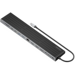 Docking USB Tipo-C Aisens ASUC-13P042-GR/ 2xUSB Tipo-C/ 1xUSB Tipo-C PD/ 2xUSB/ 2xHDMI/ 1xDisplayPort/ 1xLector de Tarjetas/ 1xJack 3.5mm/ 1xRJ45/Gris 8435739904046 ASUC-13P042-GR AIS-HUB ASUC-13P042-GR