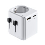 Ewent EW1472 adaptador de enchufe eléctrico Universal Blanco 8052101432275 | P/N: EW1472 | Ref. Artículo: 1382358