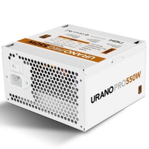 Fuente de Alimentación Nox Hummer Urano Pro White/ 550W/ Ventilador 12cm/ 80 Plus Bronze/ Blanca 8436587976056 NXURPRO550BZWH NOX-FUENTE URANO P WH 550 BZ