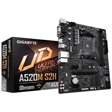 Gigabyte A520M S2H placa base Zócalo AM4 Micro ATX 4719331809720 | P/N: GAA52MS2H-00-G | Ref. Artículo: 1337037