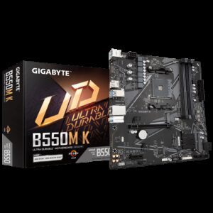 Gigabyte B550M K 1.0 placa base AMD B550 Zócalo AM4 micro ATX 4719331852764 | P/N: 9MB55MK-00-10 | Ref. Artículo: 1372959