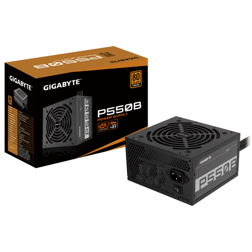 Gigabyte P550B unidad de fuente de alimentación 550 W 20+4 pin ATX ATX Negro - Imagen 4