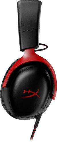 HP HyperX Cloud III - Auriculares gaming (negro-rojo) - Imagen 2
