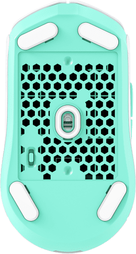 HP HyperX Pulsefire Haste 2 Core inalámbricos: ratón gaming (blanco/verde/púrpura) - Imagen 5