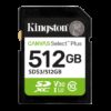 Kingston Technology 512 GB SDXC Canvas Select Plus Gen3 150 MB/s C10 UHS-I U3 V30 0740617348347 | P/N: SDS3/512GB | Ref. Artículo: 1400998