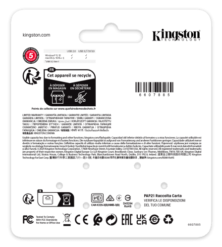 Kingston Technology DataTraveler SE9 G3 unidad flash USB 64 GB USB tipo A 3.2 Gen 1 (3.1 Gen 1) Negro - Imagen 5