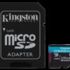 Kingston Technology Tarjeta microSDXC Canvas Go Plus Gen4 de 64 GB