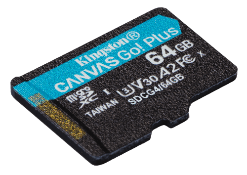 Kingston Technology Tarjeta microSDXC Canvas Go Plus Gen4 de 64 GB, 200 MB/s, A2 U3 V30 y adaptador - Imagen 4