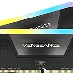 MEMORIA CORSAIR DDR5 32GB 2X16GB PC6000 VENGEANCE RGB CMH32GX5M2B6000C38 0840006680628 | P/N: CMH32GX5M2B6000C38 | Ref. Artículo: 1374191