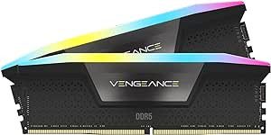 MEMORIA CORSAIR DDR5 32GB 2X16GB PC6000 VENGEANCE RGB CMH32GX5M2B6000C38 0840006680628 | P/N: CMH32GX5M2B6000C38 | Ref. Artículo: 1374191