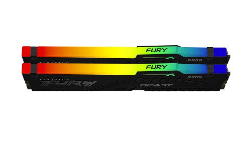 MEMORIA KINGSTON 64GB KIT2 6000MT/S DDR5 CL30 FURY BEAST RGB EXPO - KF560C30BBEAK2-64 - Imagen 2