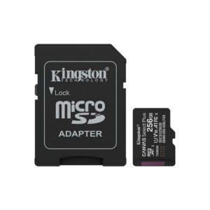 MICROSD KINGSTON 256GB CL10 CANVAS SELECT PLUS + ADAPTADOR 740617348507 P/N: SDCS3/256GB | Ref. Artículo: SDCS3/256GB