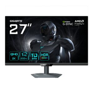 MONITOR GAMING GIGABYTE G27Q2 27" 2560x1440 QHD 200Hz IPS 1ms FreeSync 4719331872182 20VM0-G27Q2BK-1EKR
