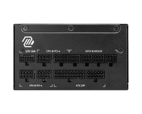 MSI MAG A1000GL PCIE5 II unidad de fuente de alimentación 1000 W 24-pin ATX ATX Negro - Imagen 2