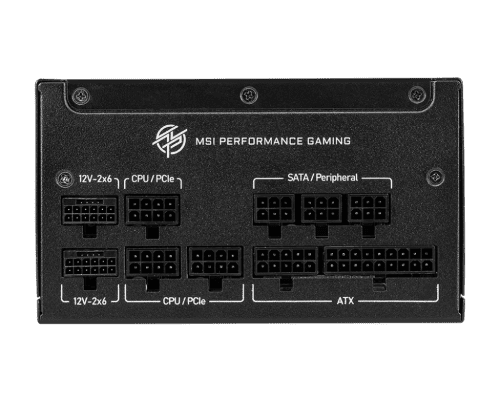 MSI MPG A850GS PCIE5 unidad de fuente de alimentación 850 W 24-pin ATX ATX Negro - Imagen 2