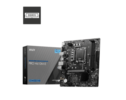 MSI PRO H610M-E Intel H610 LGA 1700 micro ATX 4711377125147 | P/N: 911-7D48-019 | Ref. Artículo: 1372014