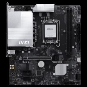 MSI PRO H810M-B placa base Intel H810 LGA 1851 (Socket V1) micro ATX 4711377337977 | P/N: 911-7E64-001 | Ref. Artículo: 1402063