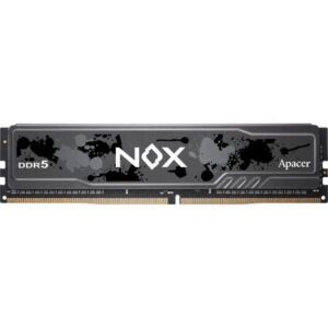 Memoria RAM Apacer NOX 16GB/ DDR5/ 5600MHz/ 1.25V/ CL40/ DIMM 4712389908896 AH5U16G56C522MBAA-1 APA-16GB AH5U16G56C522MBAA-1