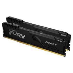Memoria RAM Kingston FURY Beast 2 x 16GB/ DDR4/ 3200MHz/ 1.35V/ CL16/ DIMM 740617319873 KF432C16BB1K2/32 KIN-FB KF432C16BB1K2 32