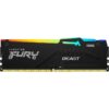 Memoria RAM Kingston FURY Beast RGB 8GB/ DDR5/ 6000MHz/ 1.35V/ CL36/ DIMM 740617331912 KF560C36BBEA-8 KIN-FB KF560C36BBEA 8