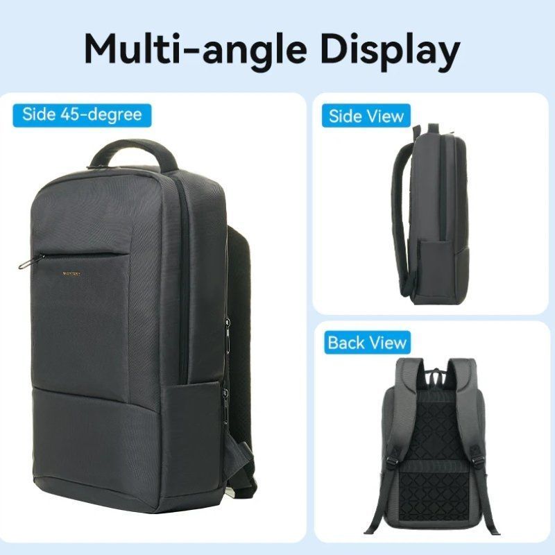 Mochila Vention KRNB0 para Portátiles hasta 15.6"/ 23L/ Gris Oscuro - Imagen 2