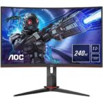 Monitor Gaming Curvo AOC C32G2ZE 31.5"/ Full HD/ 1ms/ 240Hz/ VA/ Negro 4038986117395 C32G2ZE/BK AOC-M C32G2ZE BK