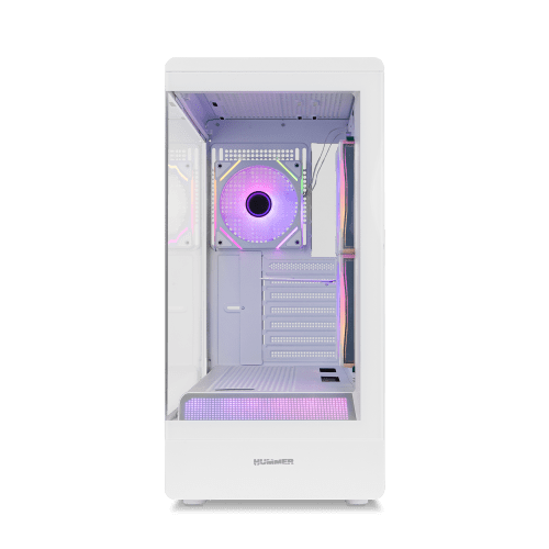 NOX CAJA HUMMER SIGNAL | SEMITORRE FRAMELESS ARGB BLANCO - Imagen 4