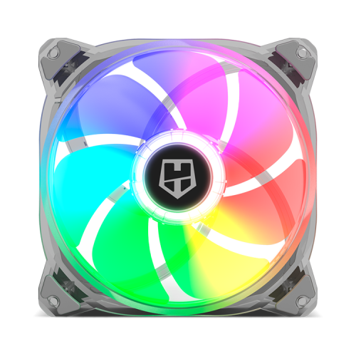 NOX X140-FAN Carcasa del ordenador Ventilador 14 cm Translúcido 1 pieza(s) - Imagen 2