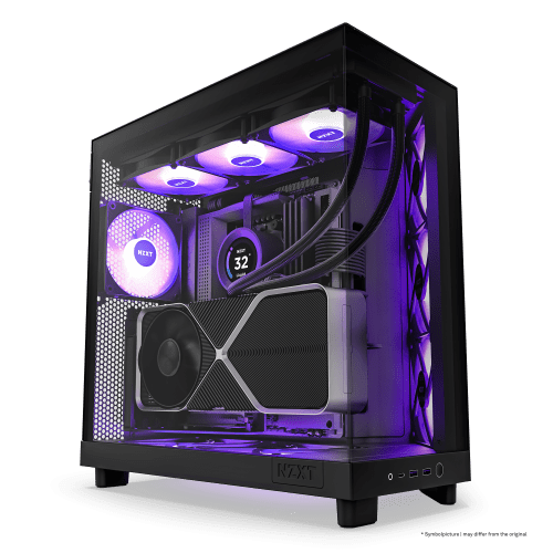NZXT H6 Air Flow Midi Tower Negro - Imagen 4