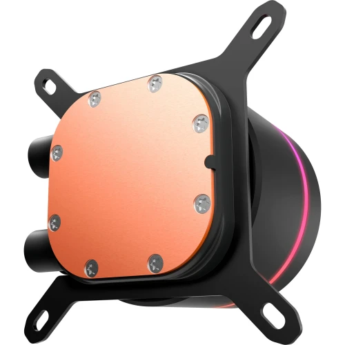 NZXT KRAKEN CORE RGB - 360MM AIO LIQUID COOLER WITH RGB CAP & RGB CORE FAN (Black) RL-KR36C-B1 - Imagen 3