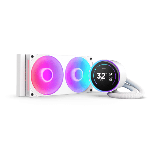 NZXT Kraken Elite 240 RGB Procesador Sistema de refrigeración líquida todo en uno 12 cm Blanco 1 pieza(s) 5056547204154 | P/N: RL-KR24E-W2 | Ref. Artículo: 1386575