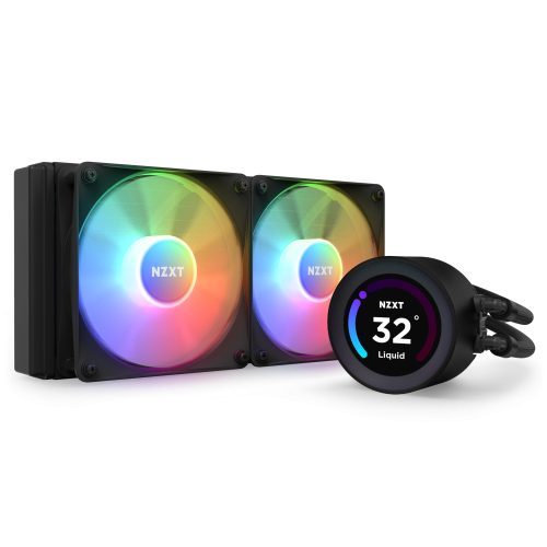 NZXT Kraken Elite 240 RGB Procesador Sistema de refrigeración líquida todo en uno 12 cm Negro 1 pieza(s) 5056547202259 | P/N: RL-KR24E-B1 | Ref. Artículo: 1382156