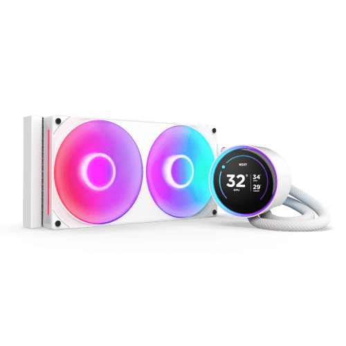 NZXT Kraken Elite 280 RGB Procesador Sistema de refrigeración líquida todo en uno 14 cm Blanco 1 pieza(s) 5056547204178 | P/N: RL-KR28E-W2 | Ref. Artículo: 1386577