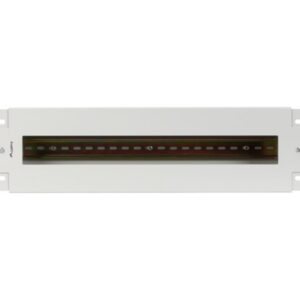 PANEL LANBERG DISTRIBUIDRO DE TENSION 19" 3U CON RAIL DIN TS-35 GRIS 5901969439281 AK-VDP103-S