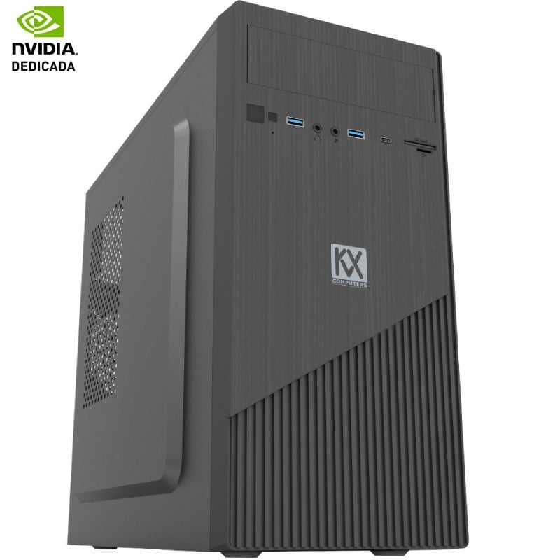 PC KVX Xline 1 Intel Core i3-14100F Gen14/ 16GB DDR5/ 512GB SSD/ GT710 2GB/ Sin Sistema Operativo KVX-002011 KVX-F XLINE14 1 I316512