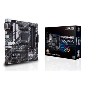 PLACA ASUS PRIME B550M-A/CSM AMD AM4 4DDR4 HDMI/VGA PCIE4.0 4SATA3 USB3.2 MATX 4718017755535 P/N: 90MB14I0-M0EAYC | Ref. Artículo: 90MB14I0-M0EAYC