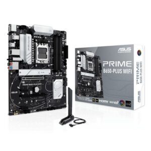 PLACA ASUS PRIME B650-PLUS WIFI AMD AM5 4DDR5 HDMI/DISPLAYPORT PCIE4.0 4SATA3 USB2.0 ATX 4711387760895 P/N: 90MB1KP0-M0EAY0 | Ref. Artículo: 90MB1KP0-M0EAY0
