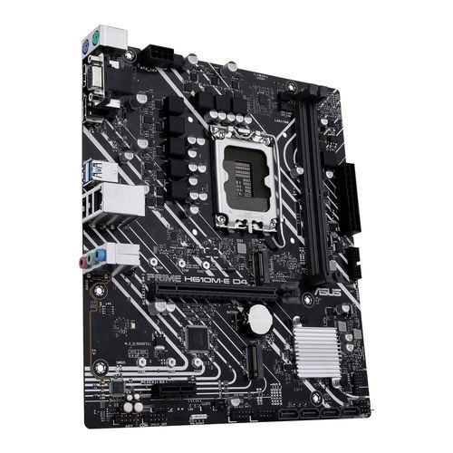 PLACA ASUS PRIME H610M-E D4-CSM INTEL1700 2DDR4 HDMI PCIE4.0 4SATA3 USB3.2 MATX - Imagen 2