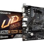 PLACA BASE GIGABYTE A520M DS3H AC 1.4 AM4 MATX 4X DDR40765441766433 4719331810696 A520M DS3H AC