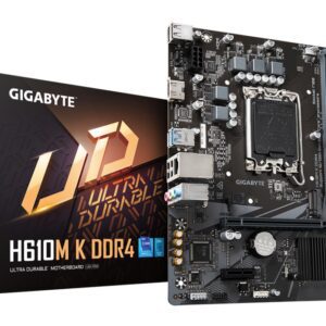 PLACA BASE GIGABYTE H610M K 1700 MATX 2XDDR4 4719331851675 H610M K DDR4 1.0