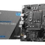 PLACA BASE MSI PRO H610M-E D4 1700 MATX 2XDDR4 4711377002660 911-7D48-007
