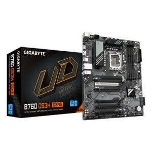 PLACA GIGABYTE  B760 DS3H GEN5 INTEL1700 4DDR5 4PCIE3.0 4SATA3 USB3.2 ATX 4719331872892 P/N: 9MB76S355-00-G10 | Ref. Artículo: 9MB76S355-00-G10